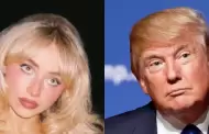 Sabrina Carpenter "explota" contra Donald Trump por usar su música en un video de ICE