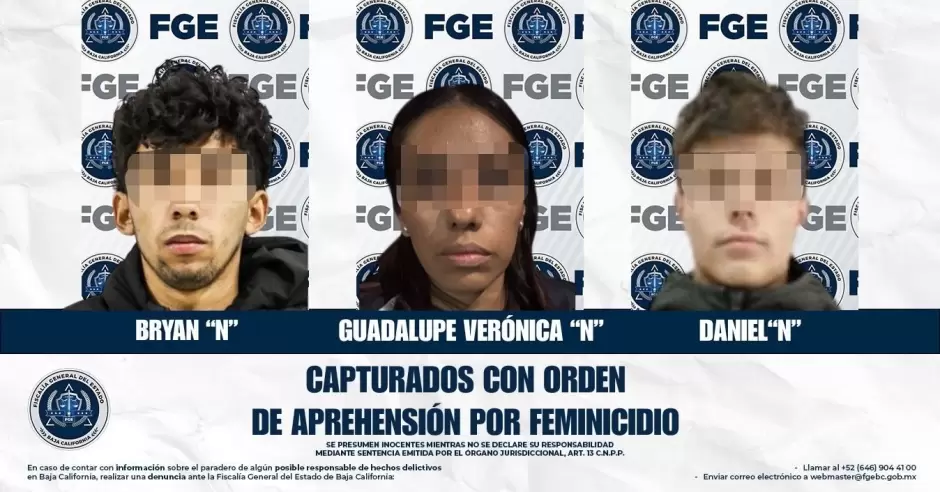 Detenidos por feminicidio de la abogada
