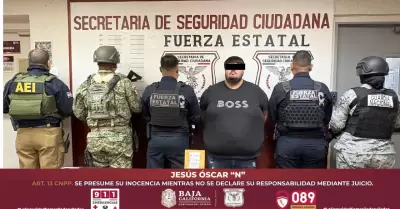 Detenido objetivo prioritario en Mexicali