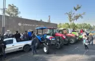 Productores agrcolas cierran accesos a San Lzaro en protesta por reforma a Ley de Aguas