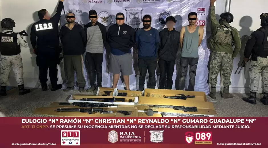 Detencin de lder prioritario de los Beltrn Leyva en Tijuana y banda criminal de la "Mayiza" en Rosarito