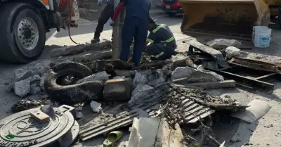 Exhortan a evitar tirar basura en la red sanitaria