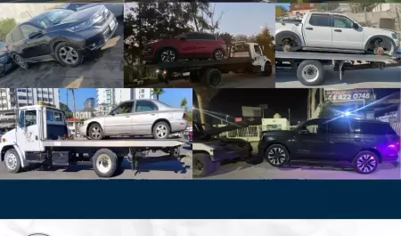 Fiscala recupera 11 vehculos con reporte de robo en Tijuana