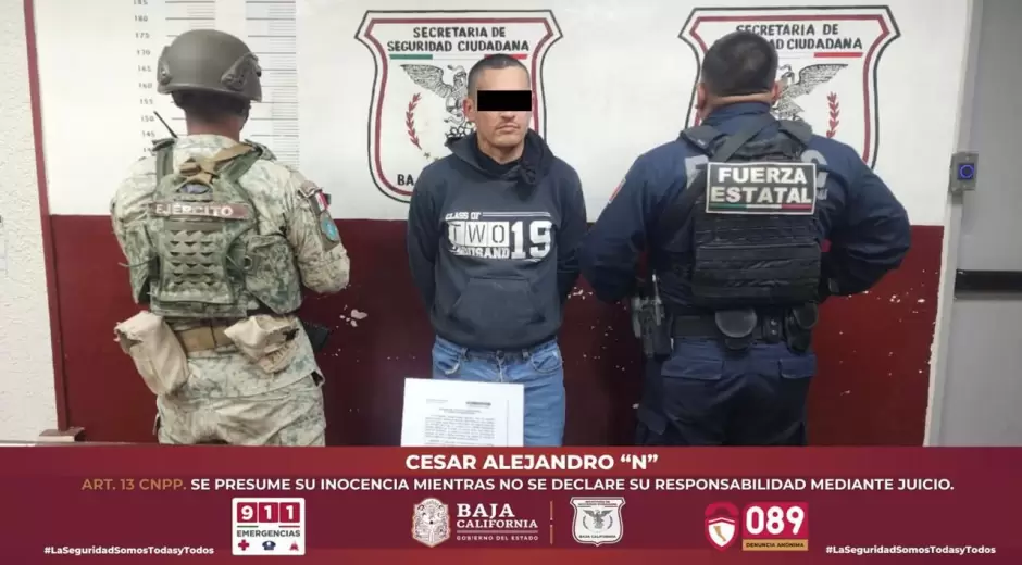 Detenidos con rdenes de aprehensin vigentes en Mexicali