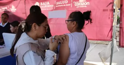 Vacunacin ante temporada invernal en Tijuana