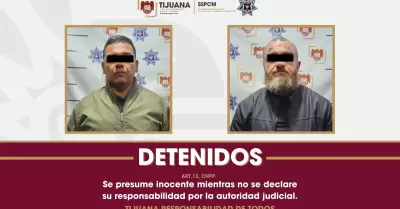 Presuntos responsables de robo con violencia a panadera Venecia