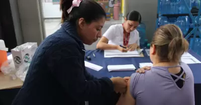 Vacunacin invernal en Tijuana