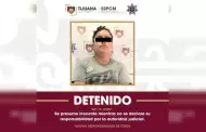 Asegura Polica Municipal a hombre sealado de agredir a una mujer