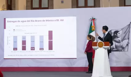 Roberto Velasco muestra los avances registrados en el marco del Tratado de Aguas