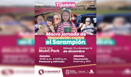 Macro Jornadas de vacunacin de sarampin