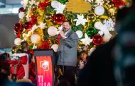 Encabeza Ismael Burgueo encendido del rbol navideo 2025 en Palacio Municipal y entrega de juguetes a nias y nios