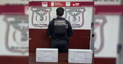 Aseguran arma, cartuchos y vehculo tras persecucin en Mexicali