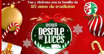 Cierre vial por desfile de luces