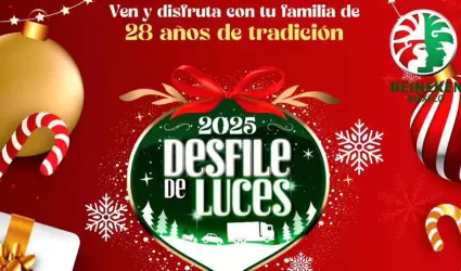 Cierre vial por desfile de luces