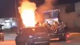 Explota camioneta con pirotecnia en Guanajuato