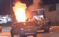 VIDEO Explota pirotecnia en camioneta con msicos que celebraban a la Virgen, en Guanajuato