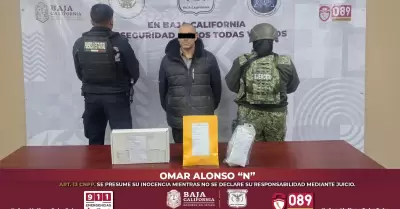 Detenido en Ensenada; intent eludir la accin policial