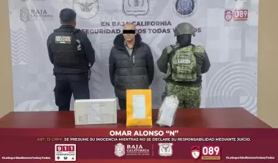 Detenido en Ensenada; intent eludir la accin policial