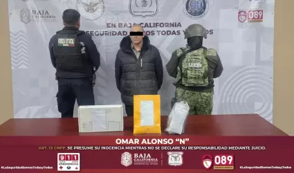Detenido en Ensenada; intent eludir la accin policial