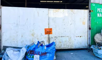 Clausura de recicladora por incumplir con los requerimientos necesarios para su 