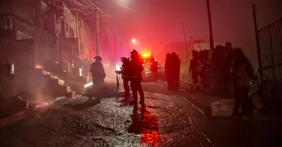 Incendio en Can de la Raza deja tres viviendas con daos totales