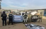 Grupo de Coordinacin BC asegura arsenal en Tecate