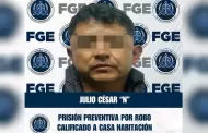FGE obtiene prisin preventiva contra imputado por robo calificado a casa habitacin