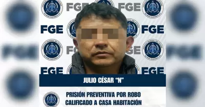Detenido por robo calificado a casa habitaci�n