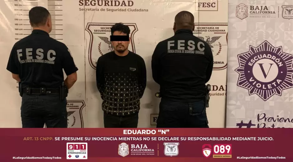 Detenidos por violencia familiar