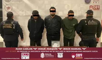 Detenidos en posesi�n de enervantes en Tijuana