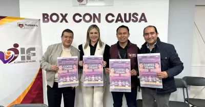Box con Causa en beneficio de las ni�as y los ni�os de Tijuana