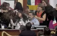 Reprueba Sheinbaum "espect�culo" de violencia en Congreso de CDMX