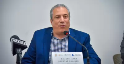 Aram Hodoy�n, presidente de la Asociaci�n de Agentes Aduanales de Tijuana y Teca