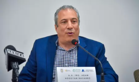 Aram Hodoy�n, presidente de la Asociaci�n de Agentes Aduanales de Tijuana y Teca