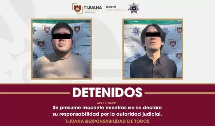 Personas armadas detenidas tras denuncia ciudadana