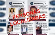 FGE localiza a seis personas reportadas como desaparecidas