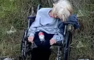 �Indignante! Abandonan a anciana en silla de ruedas en carretera de Tamaulipas