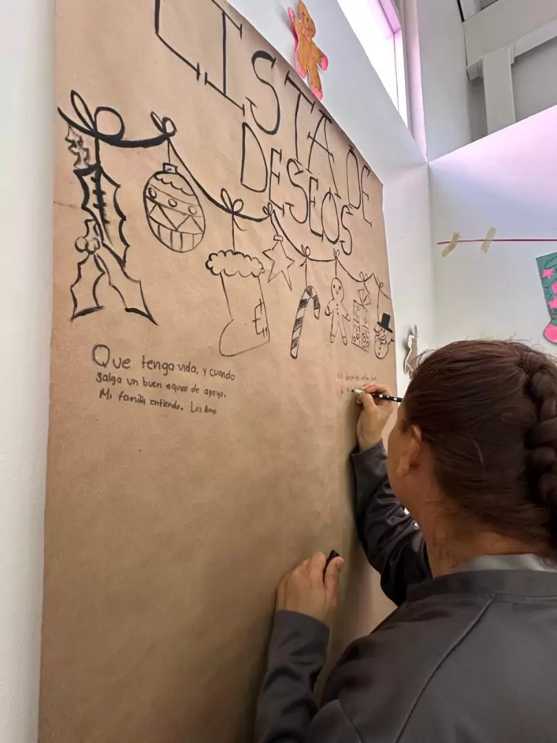 Posada navideña a pacientes y familiares