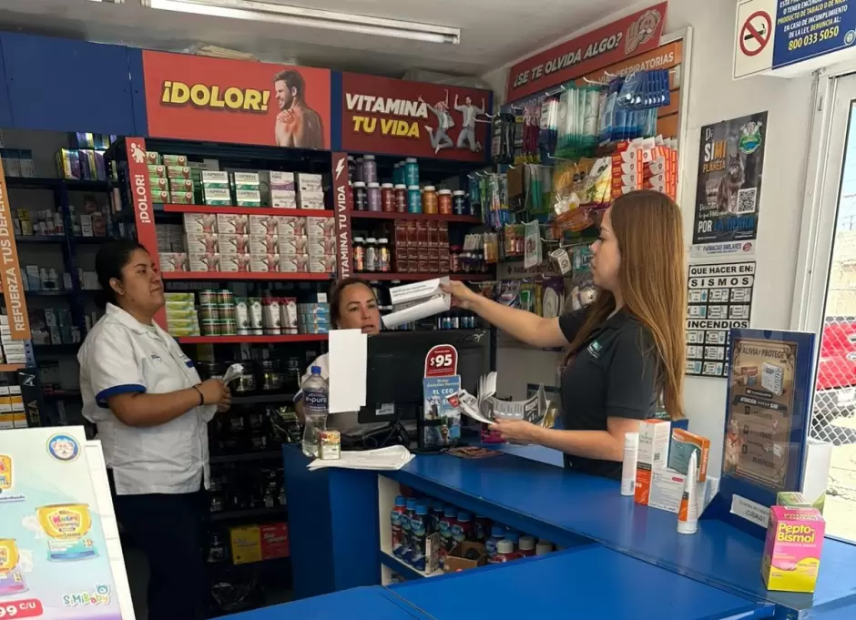 Vigilancia sanitaria en farmacias de Baja California