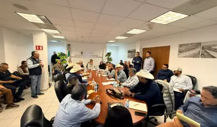 Coordinaci�n entre Conagua y productores del Distrito de Riego 014