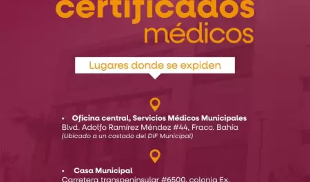 Expedici�n de certificados m�dicos