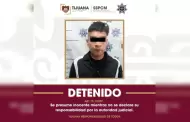 Asegura Polic�a Municipal de Tijuana a sujeto que amenaz� a conductor de transporte p�blico