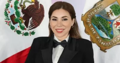 Tania Flores, exalcaldesa de M�zquiz, Coahuila