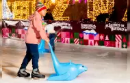 En d�as de lluvia, pista de patinaje sobre hielo permanecer� cerrada
