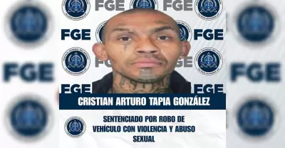Sentenciado por robo de veh�culo con violencia y abuso sexual