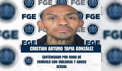 Sentenciado por robo de veh�culo con violencia y abuso sexual