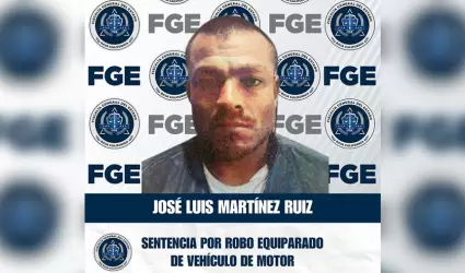 Sentenciado por robo de veh�culo