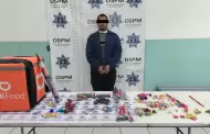 Polic�a Municipal detiene a hombre en posesi�n de pirotecnia