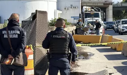 Nuevo socav�n obliga al cierre parcial de la V�a R�pida Oriente