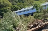 Descarrila tren trans�stmico de pasajeros en Oaxaca